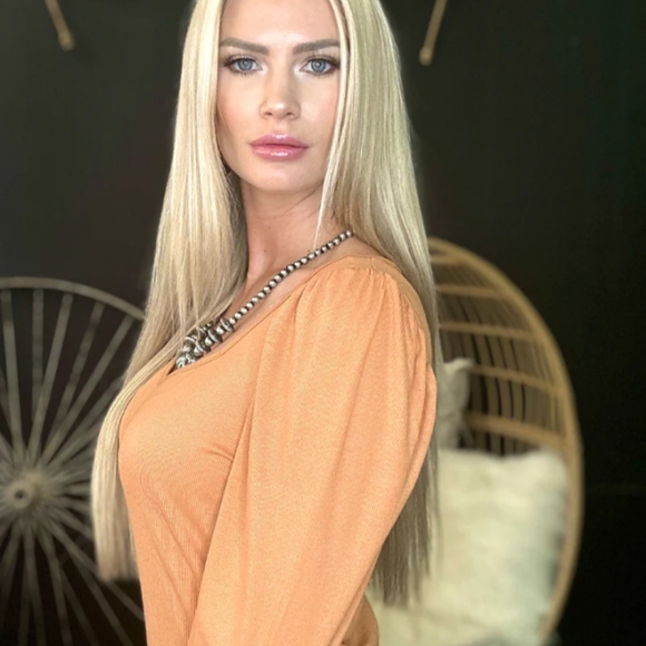 Something Classy Butterscotch Top - Picture 2 of 3